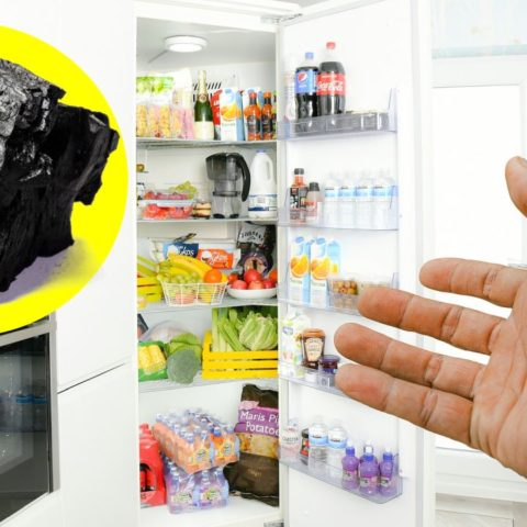 Poner carbón en el refrigerador