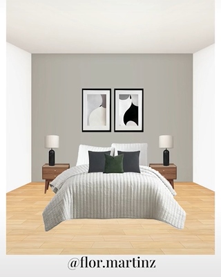 dos cuadros en la pared