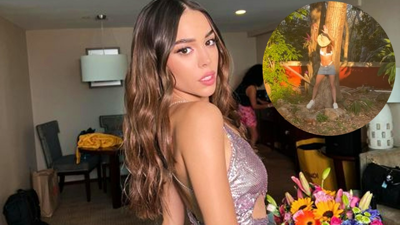 Danna Paola pone de moda usar la tanga fuera