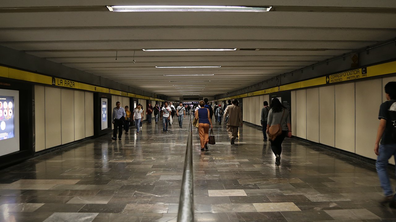 piso del metro de la ciudad de México