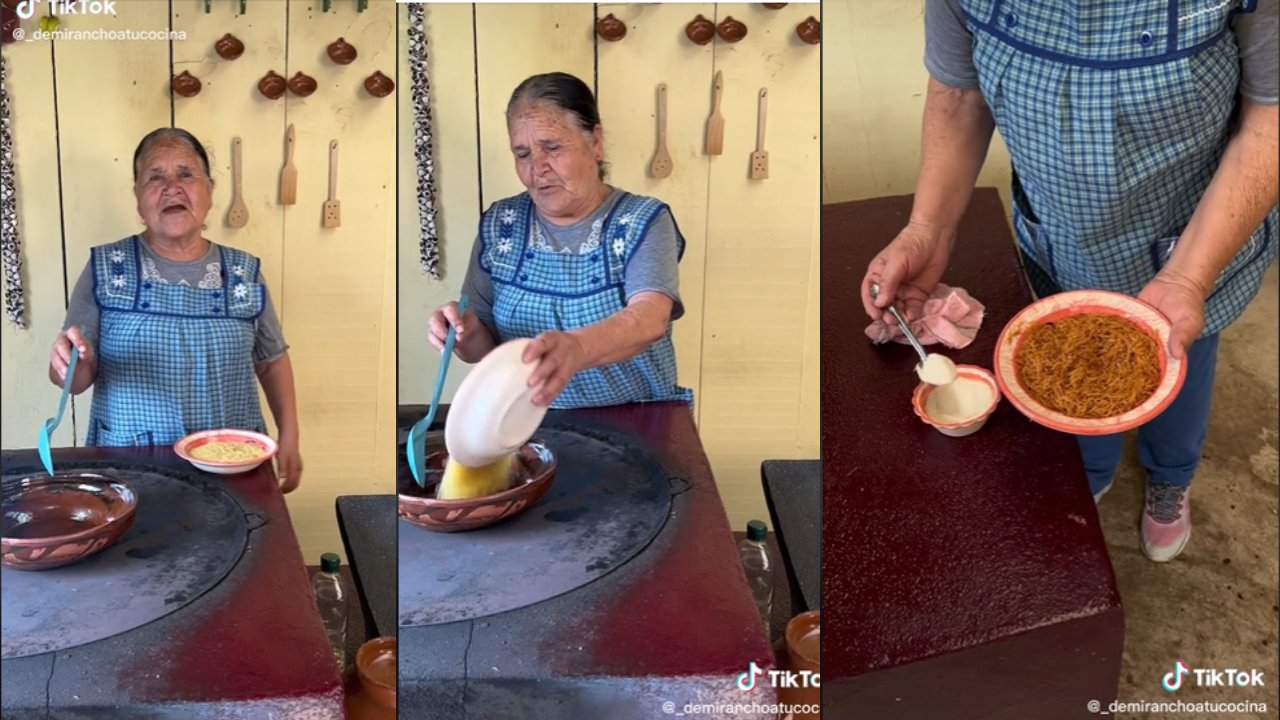 receta postre de fideos