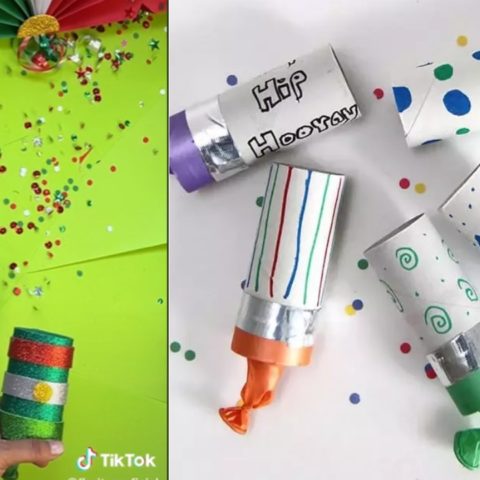 Cómo hacer un cañón de confeti