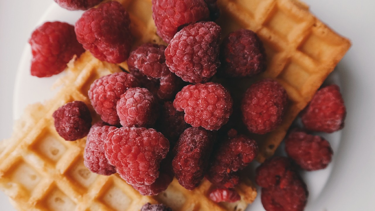 waffles con harina de hot cakes