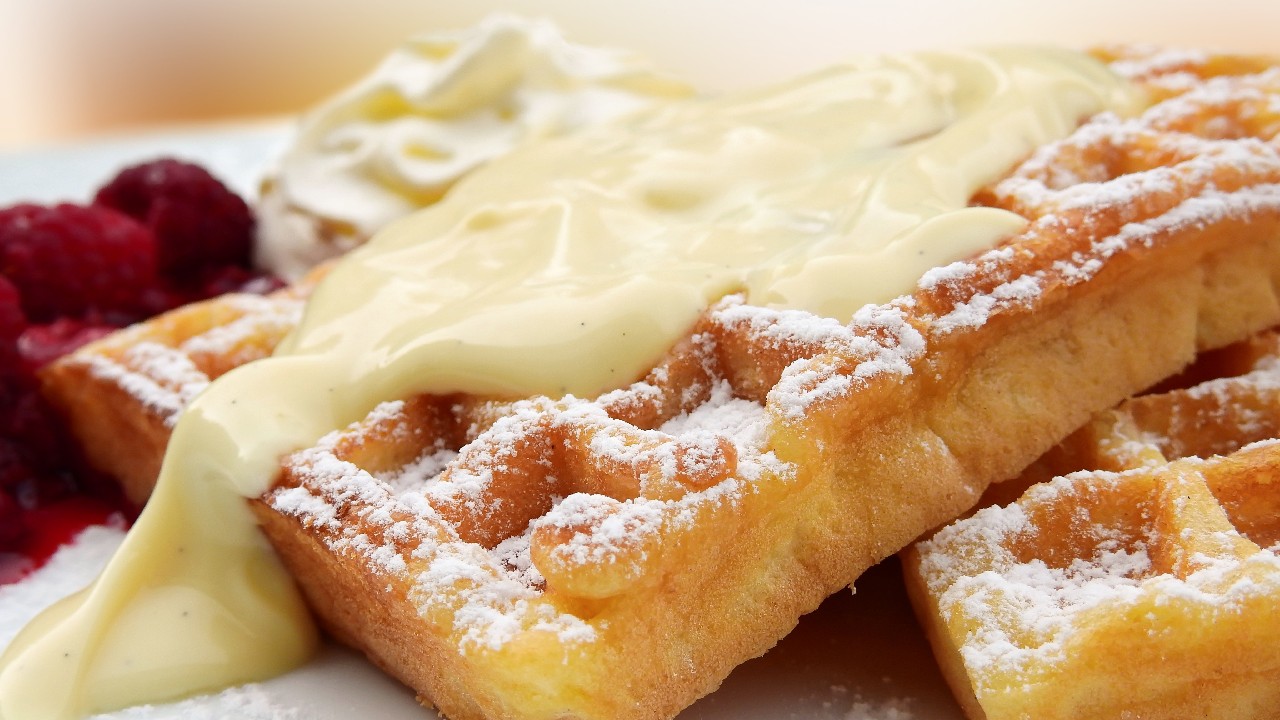 como se hace waffles