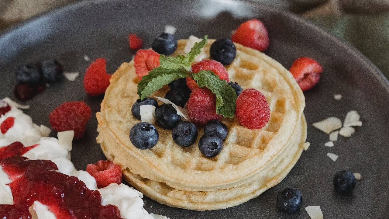 como hacer waffles en casa