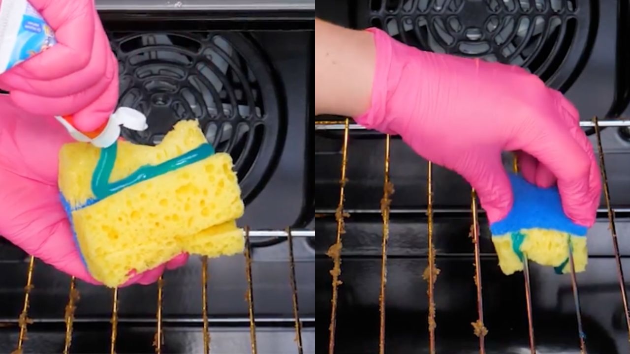 truco limpiar rejillas horno