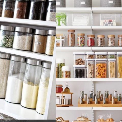 alacena ordenada al estilo Marie Kondo