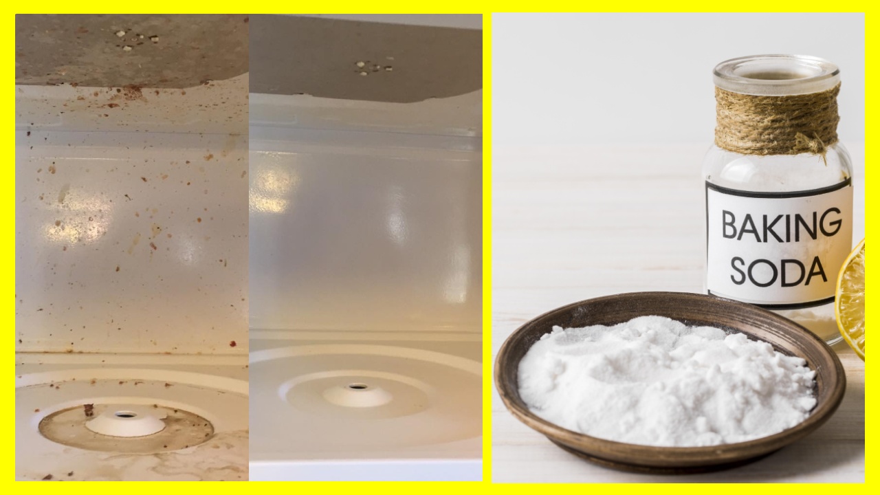 Bicarbonato para limpiar el microondas