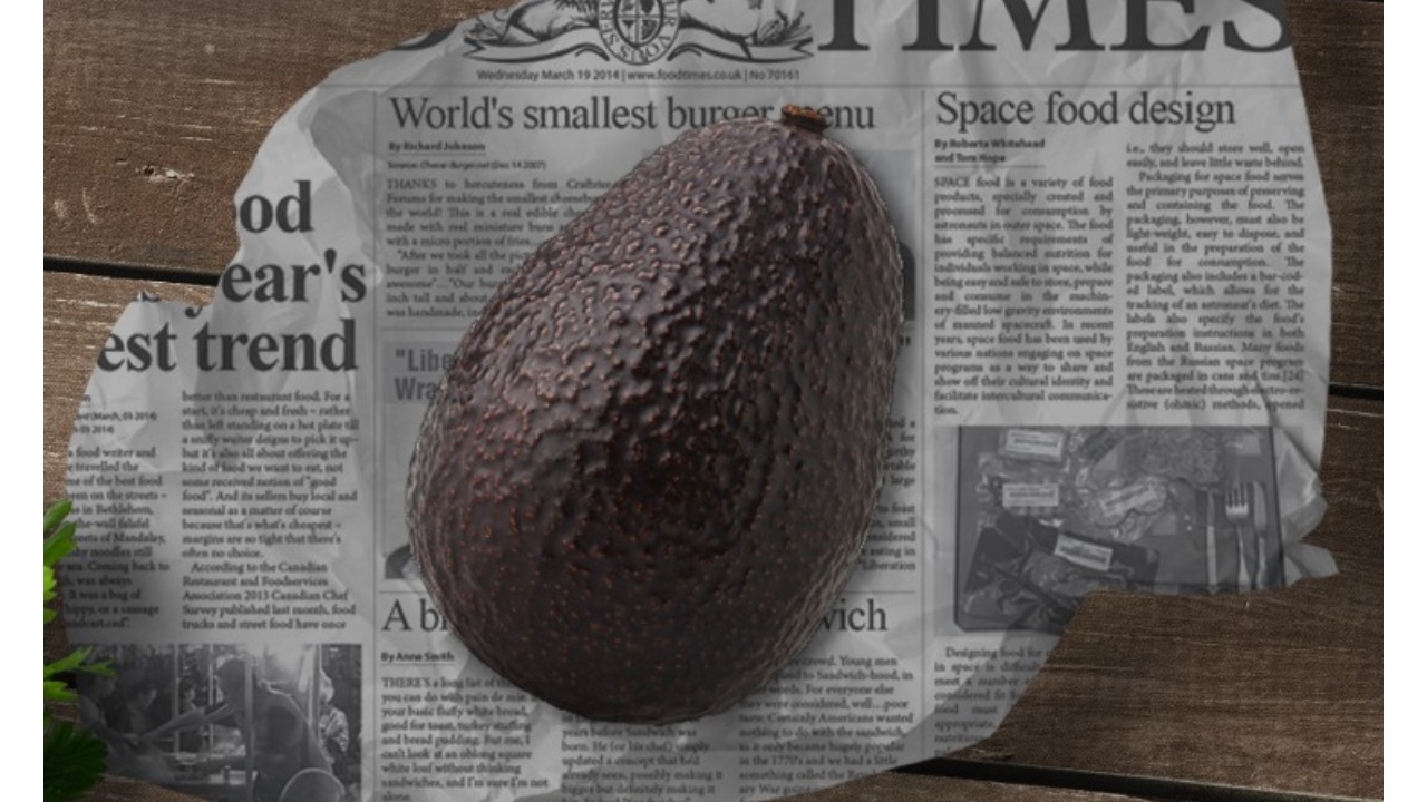 el aguacate se madura al envolverlo en periódico