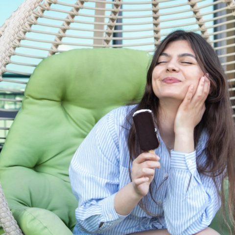 Helado de coco tipo magnum receta