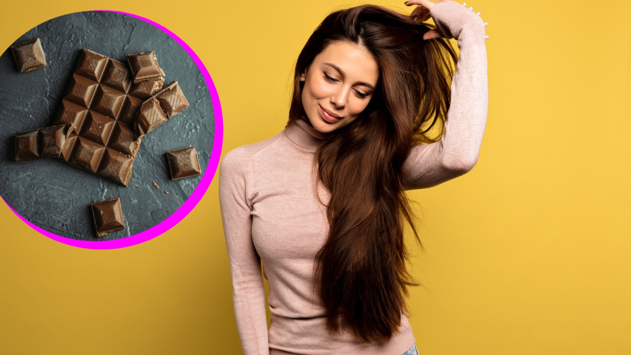mascarilla de chocolate para el cabello