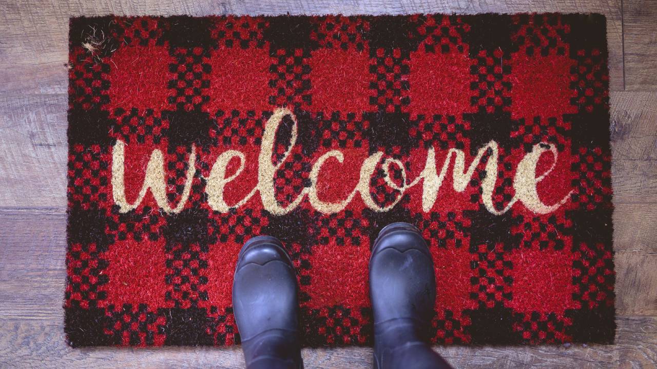 nunca deberías poner un letrero de ‘Bienvenidos’