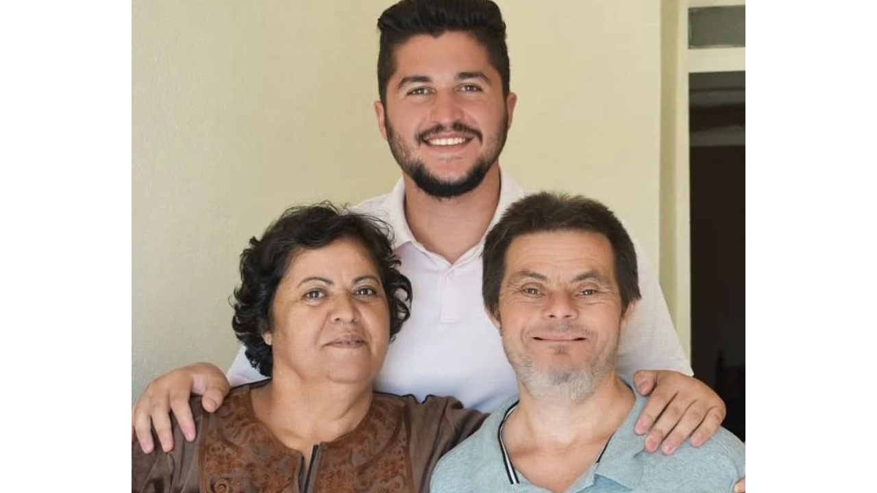 Papá con síndrome de Down 