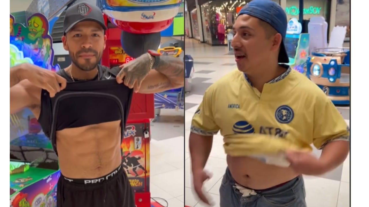 Albañil vs. joven fitness