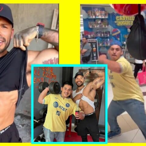 Albañil vs. joven fitness