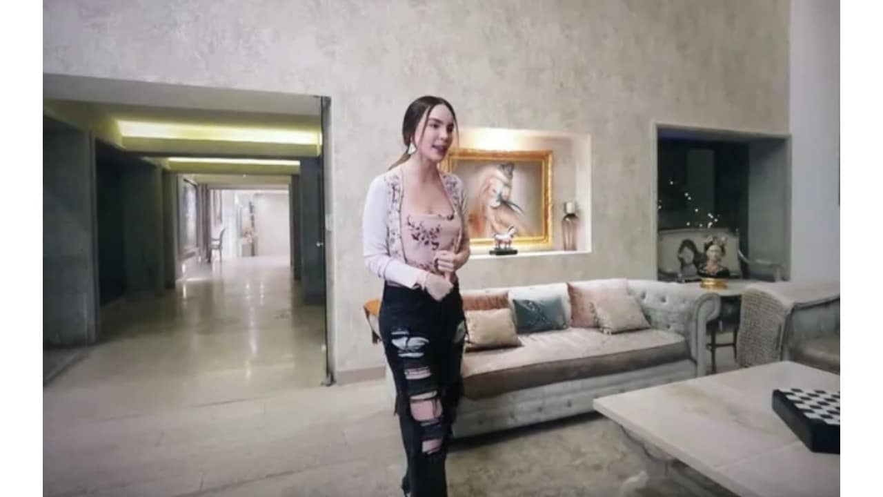 Belinda mostró su casa