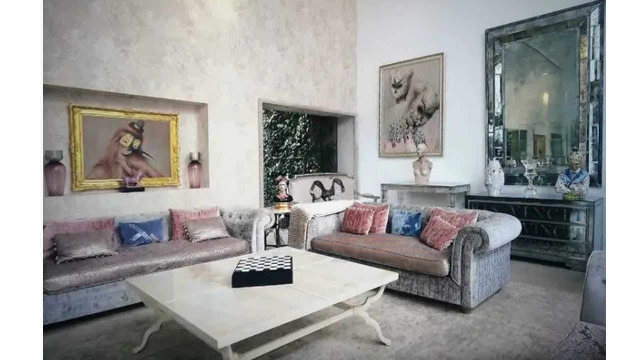 Belinda mostró su casa