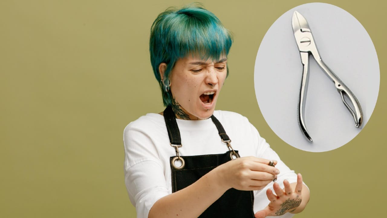 afilar un cortauñas o alicate