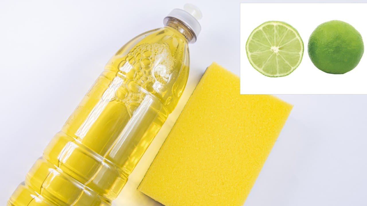 Jabón para trastes casero de limón