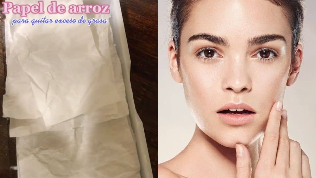 como hacer papel de arroz rostro