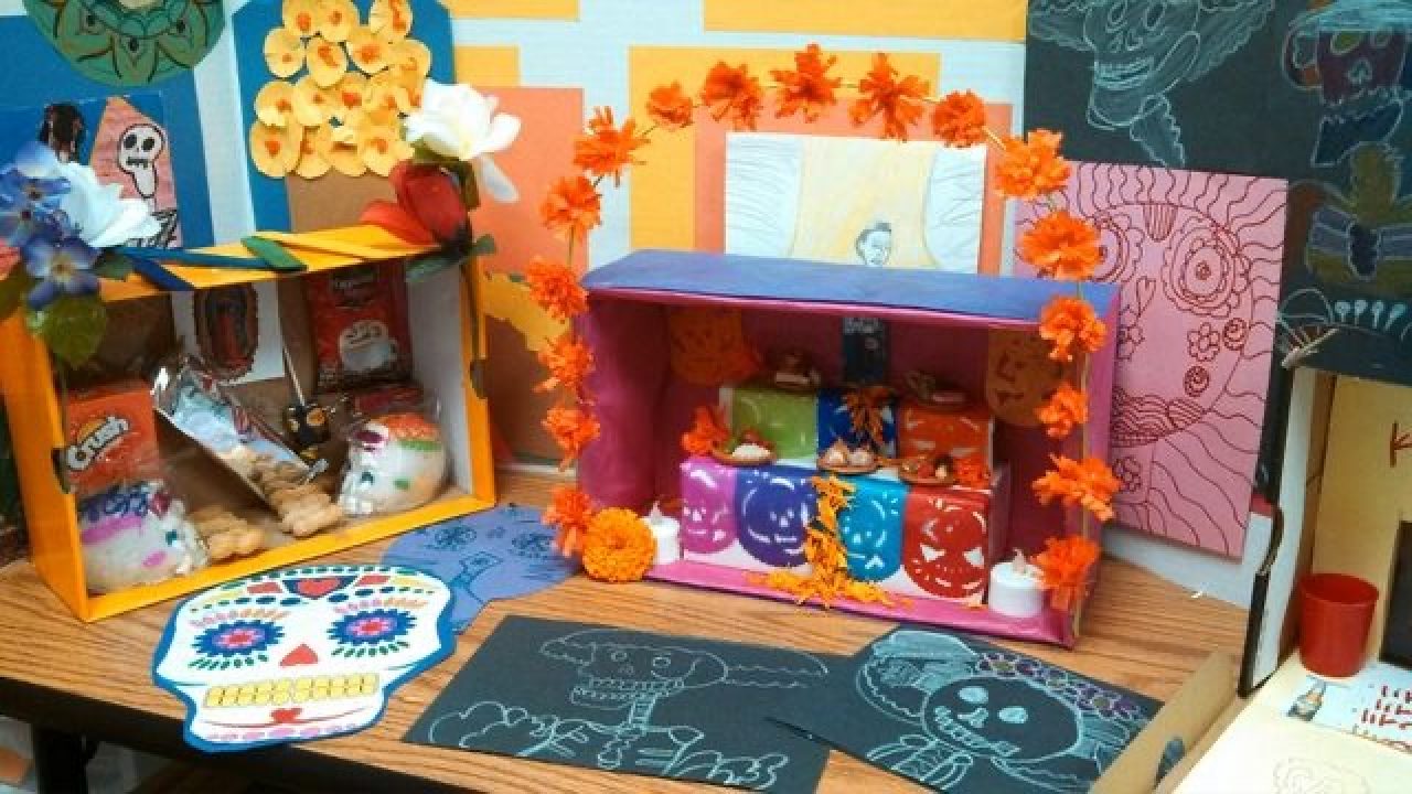 mini ofrenda dia de muertos