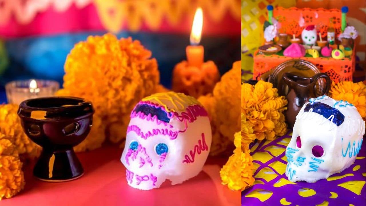 mini ofrenda dia de muertos