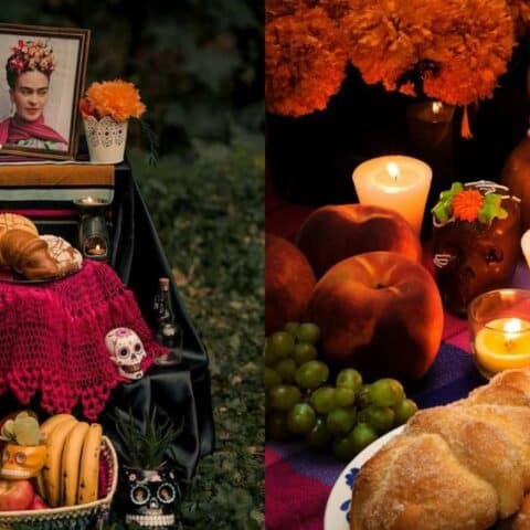 ofrenda pequena dia de muertos