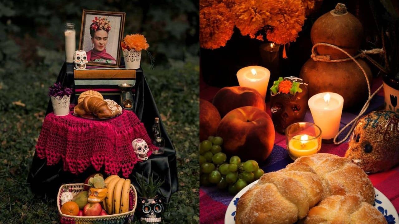ofrenda pequena dia de muertos