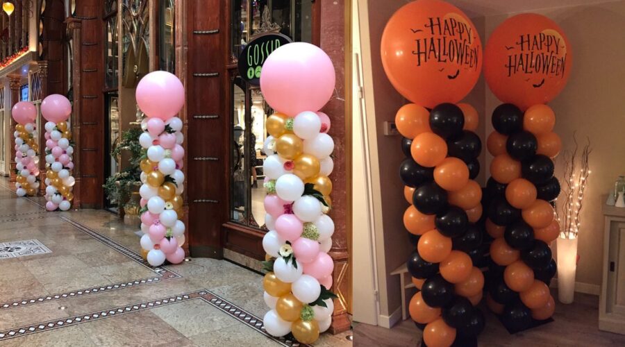 Cómo hacer una torre de globos