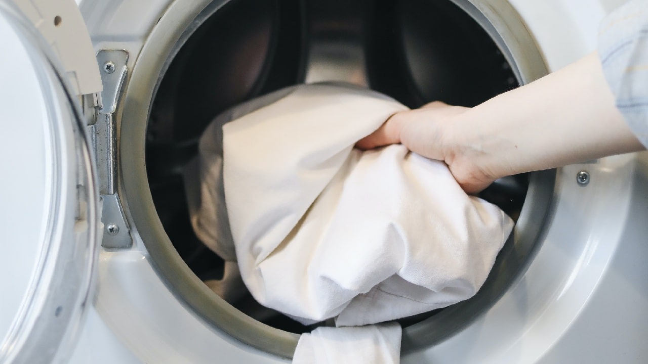 como quitar sucio goma lavadora