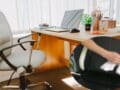 silla de escritorio sucia