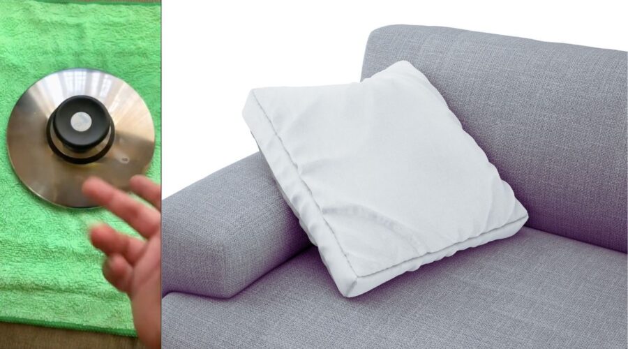 limpiar sillon tapa de olla