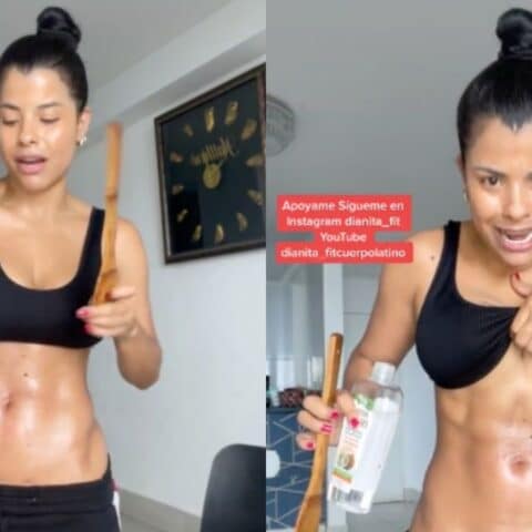 pala de madera marcar abdomen