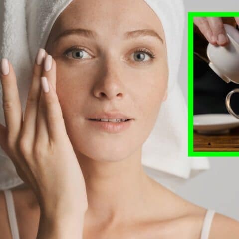 Mascarilla de té verde para los ojos