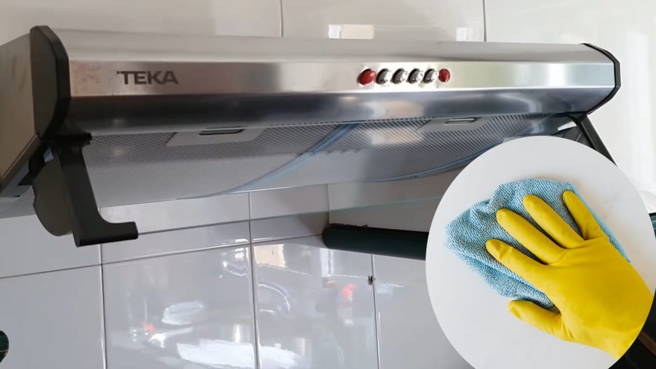 deshacerte de la grasa de la campana de la estufa