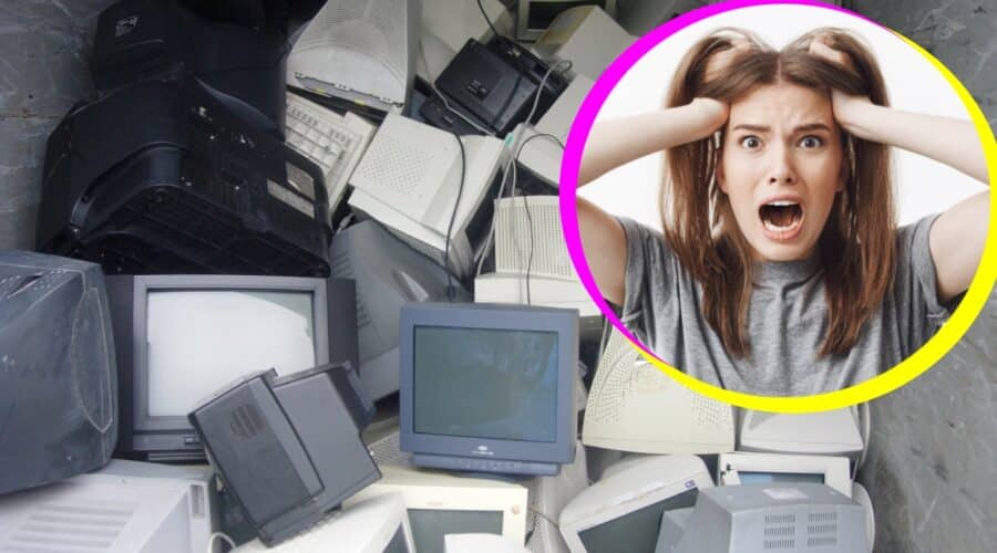 Por qué no debes acumular aparatos electrónicos viejos