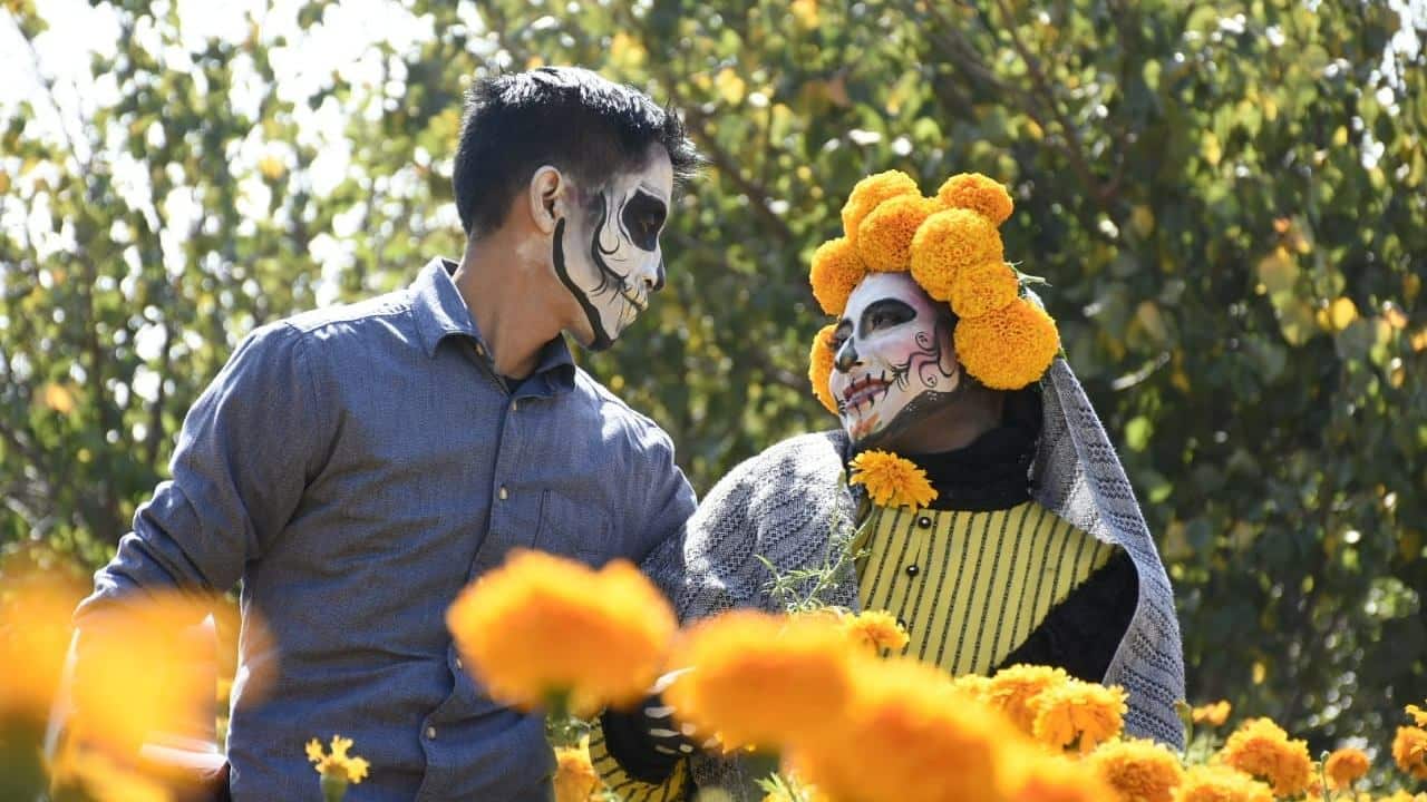 sesión para Día de Muertos