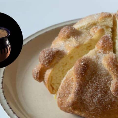 receta atole pan de muerto