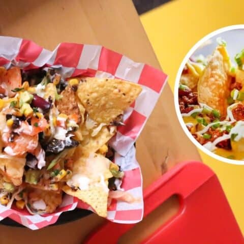 nachos estilo Six Flags