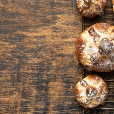 pan de muerto keto