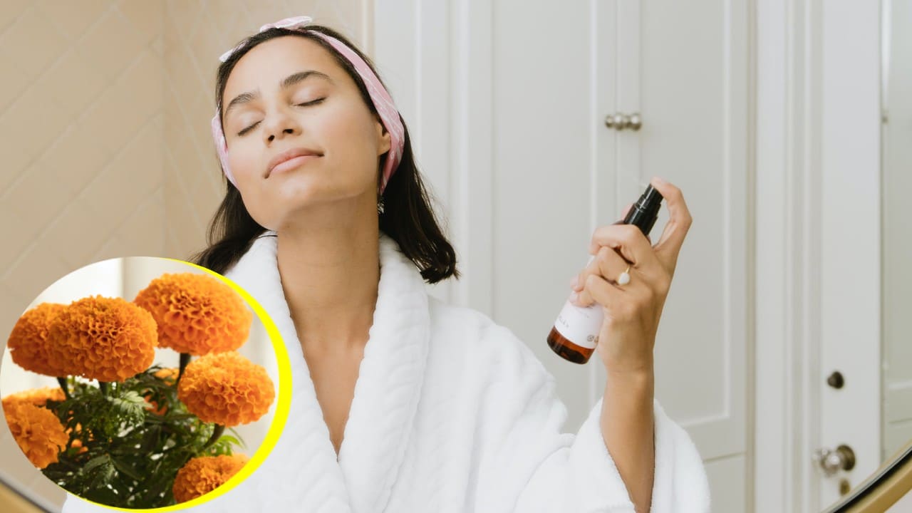 Tónico de cempasúchil para la piel