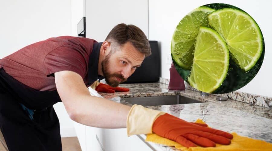 moho de los muebles de la cocina