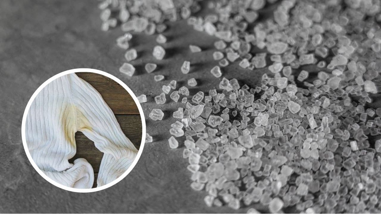 eliminar manchas amarillas de sudor