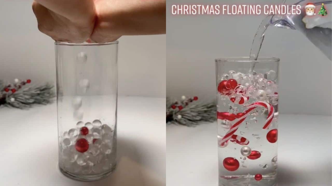 velas navidenas de hidrogel