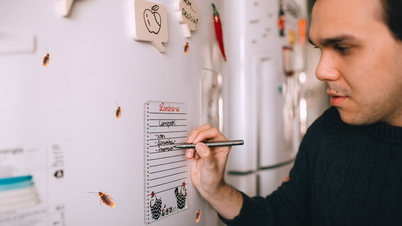 deshacerte de la cucarachas en el refri