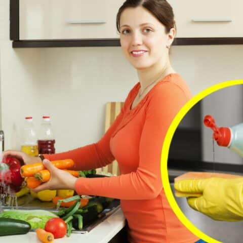 No debes lavar frutas y verduras con jabón