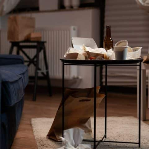 tener la casa desordenada