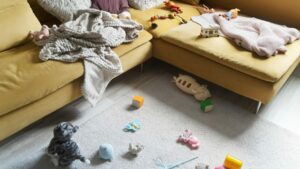 desorden en el hogar