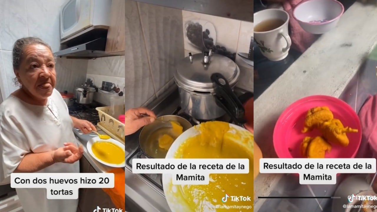 Abuelita explica cómo hacer rendir dos huevos