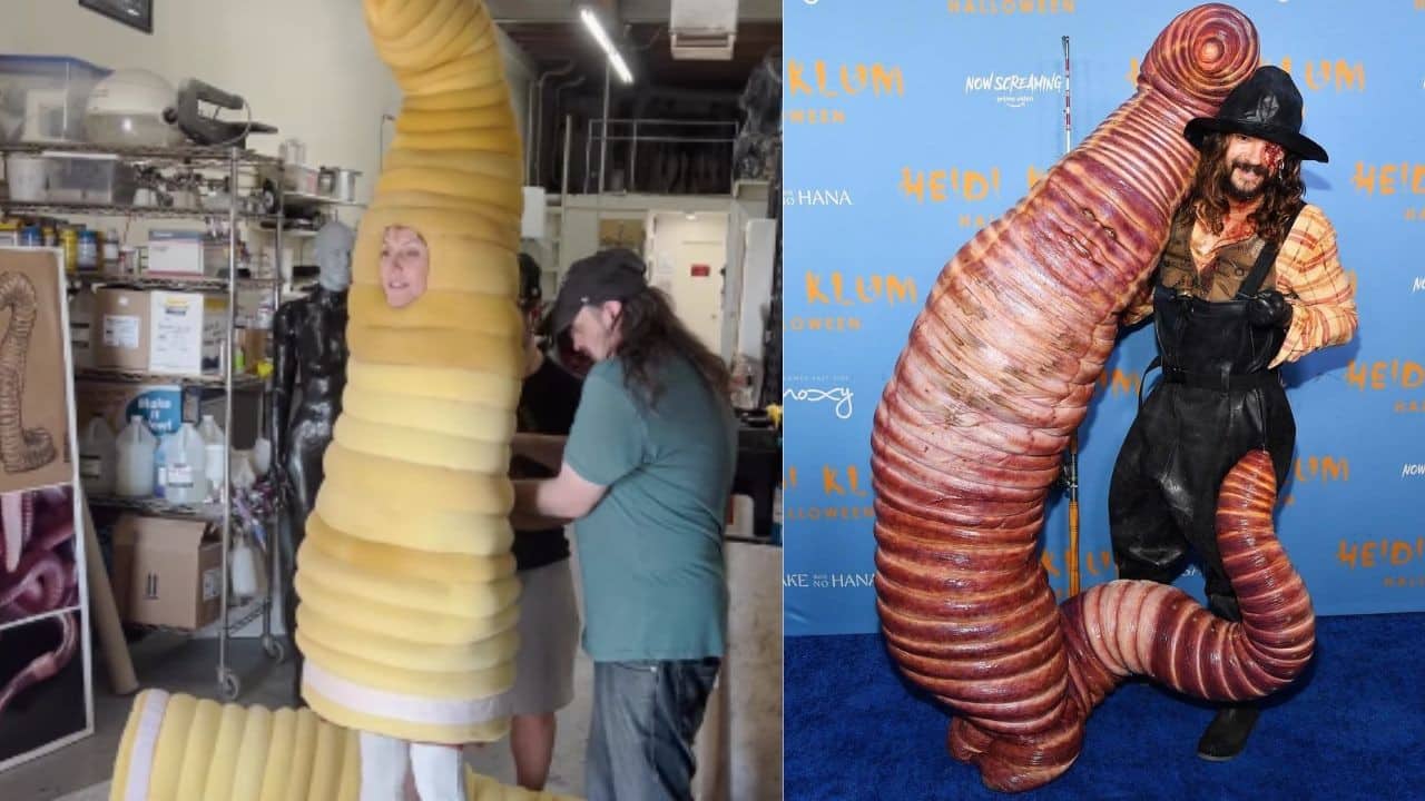 disfraz de gusano heidi klum